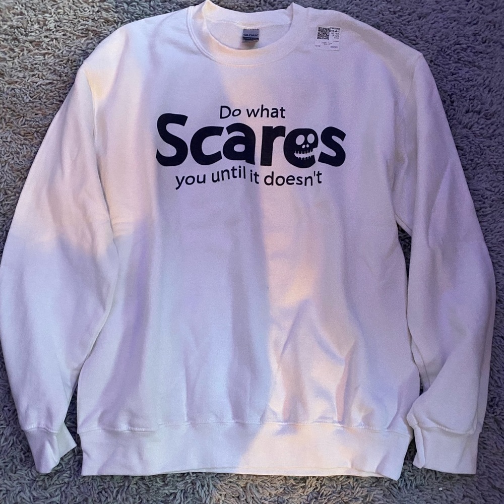 White crewneck